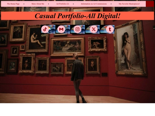 art_porfolio/casualportfolio screenshot