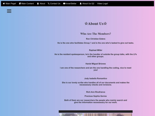 AboutUs screenshot