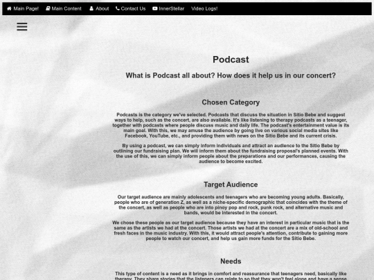Main Content screenshot