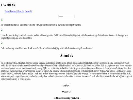 index screenshot