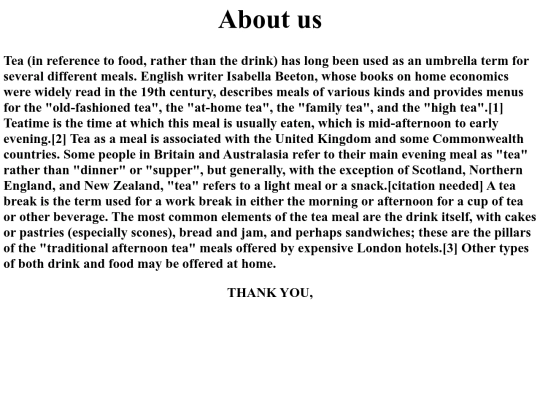 tea break01/about us screenshot