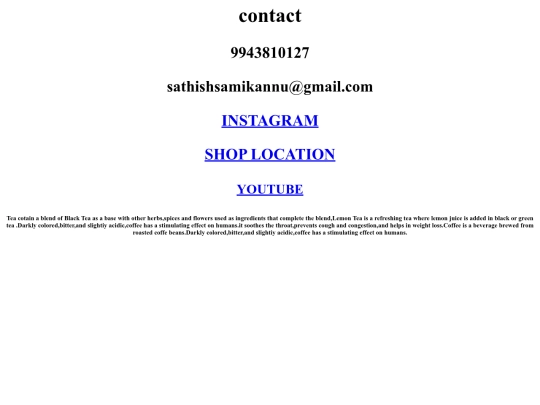 tea break01/contact us screenshot