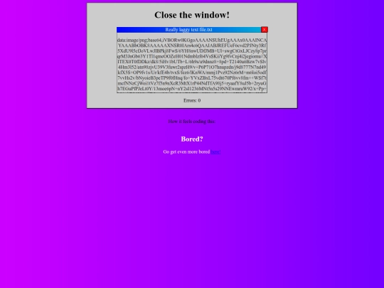 Window closing sim screenshot