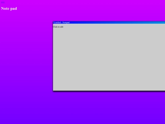 notepad screenshot
