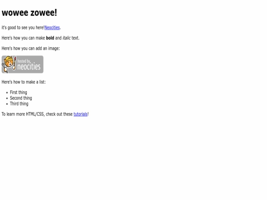 index screenshot
