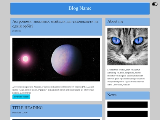 mySitesDark screenshot