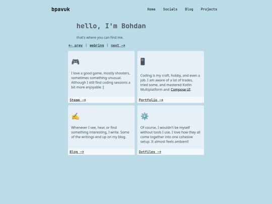 index screenshot