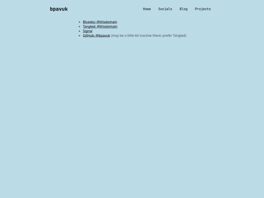 socials screenshot