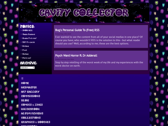 blog screenshot