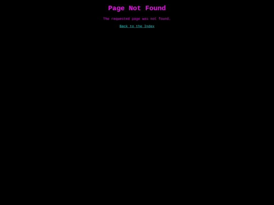 not_found screenshot