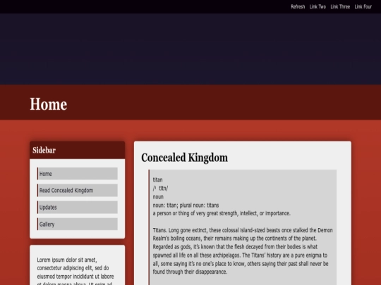 index screenshot