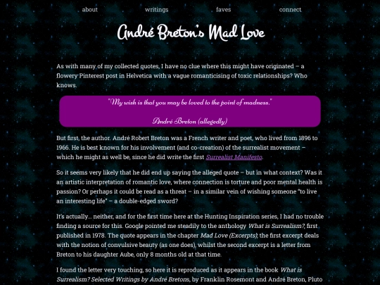 inspiration/andre-breton-mad-love screenshot