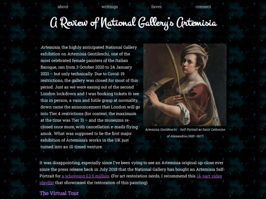 reviews/a-review-of-national-gallery-artemisia screenshot