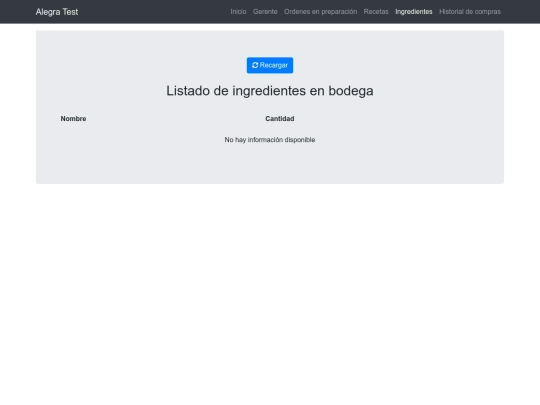 ingredientes screenshot