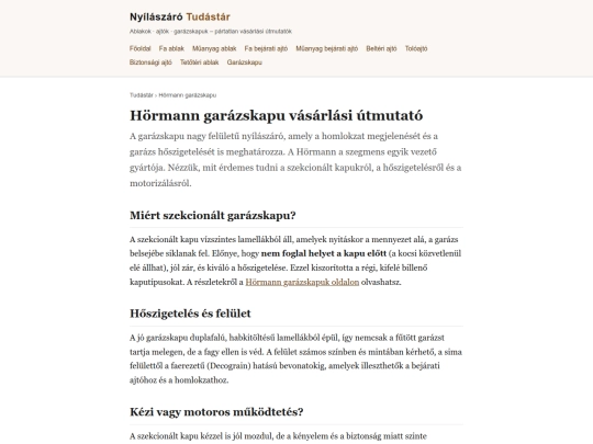 hormann-garazskapu screenshot