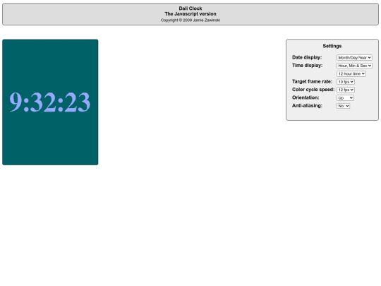 clock screenshot