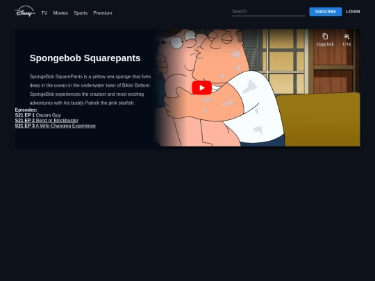 disney-minus/family-guy screenshot
