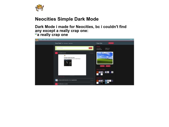 neocitiesdark screenshot
