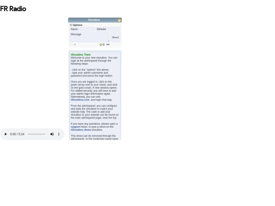 radio screenshot