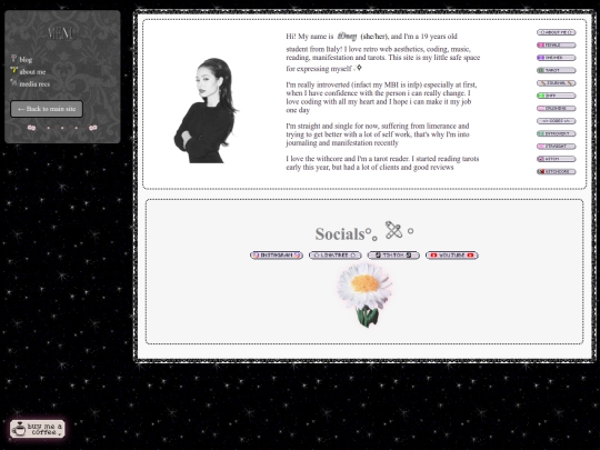aboutme screenshot
