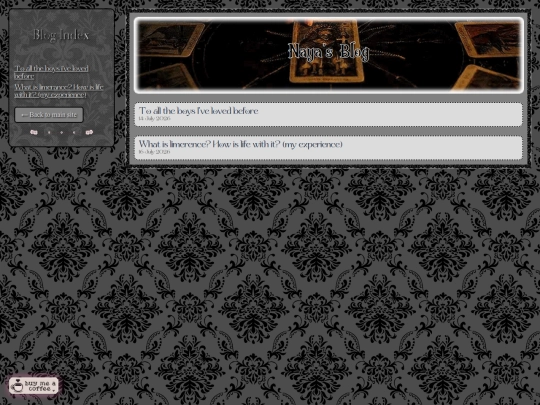 blog screenshot