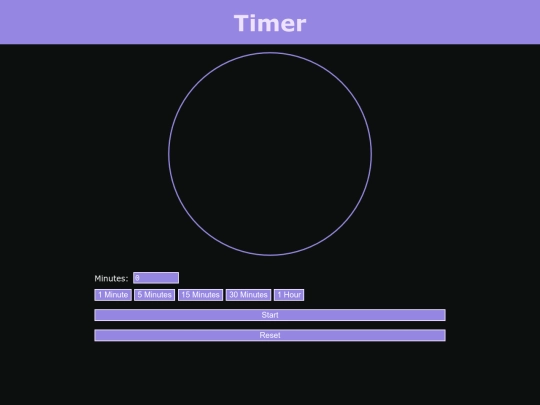 timer screenshot