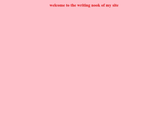 writing screenshot