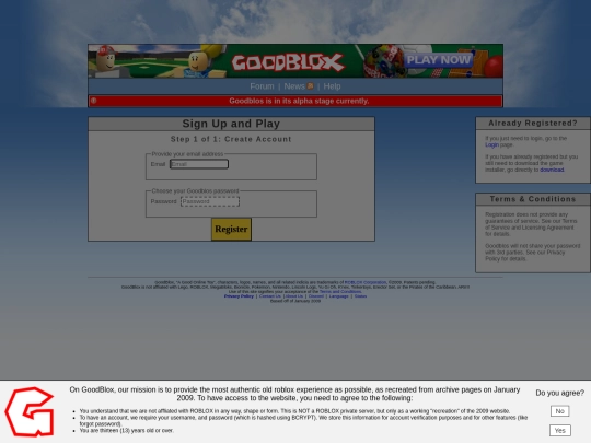 goodblos/backup/register screenshot