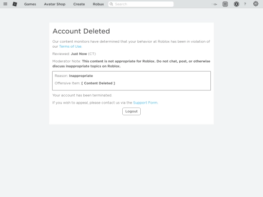 test/ban screenshot
