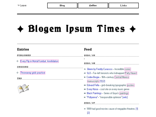 blog screenshot