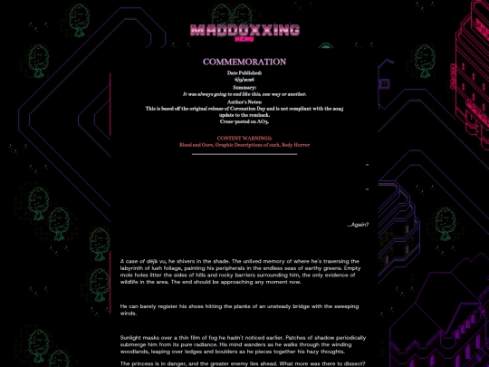 gallery/writing/commemoration screenshot