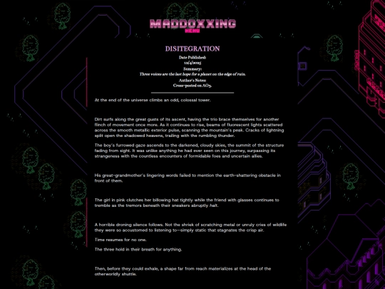 gallery/writing/disintegration screenshot