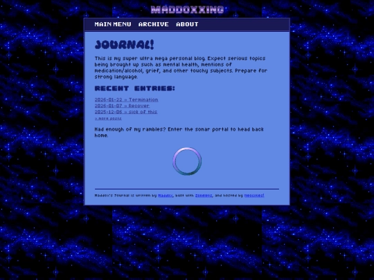 journal/journal screenshot