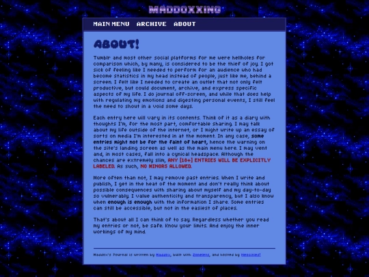 journal/journal_about screenshot