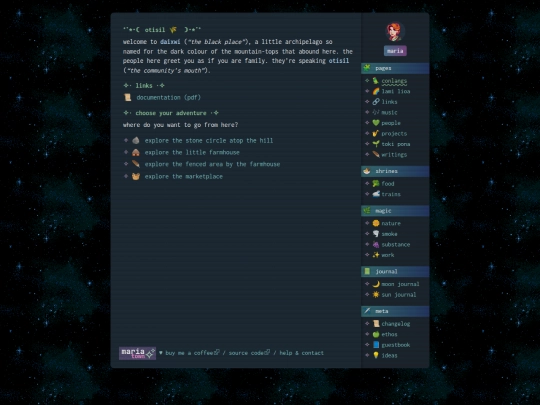 conlangs/otisil screenshot