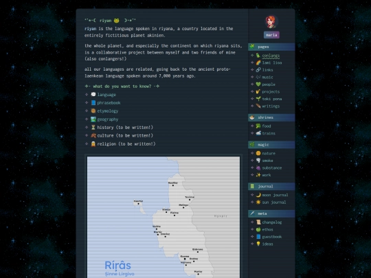 conlangs/riyan screenshot