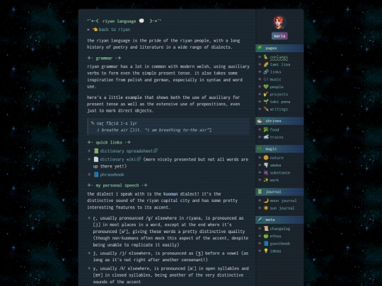 conlangs/riyan/language screenshot