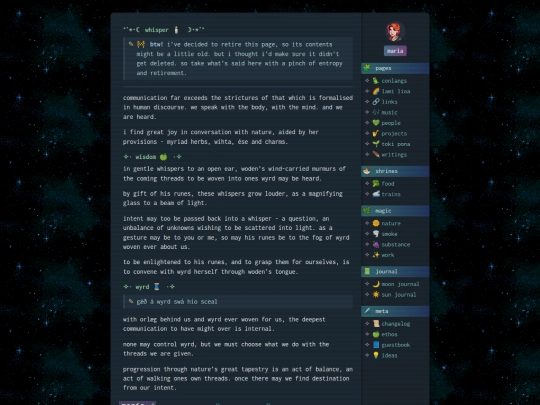 magic/whisper screenshot