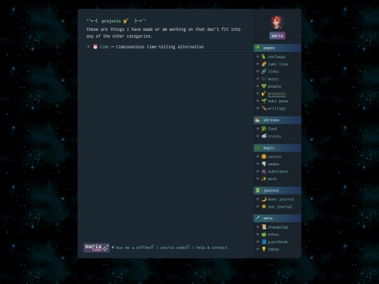 projects screenshot