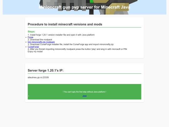index screenshot