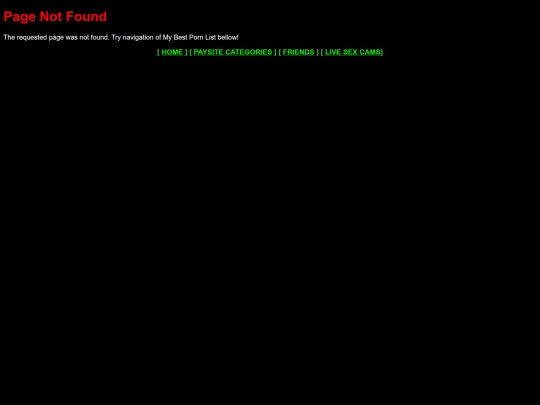 not_found screenshot