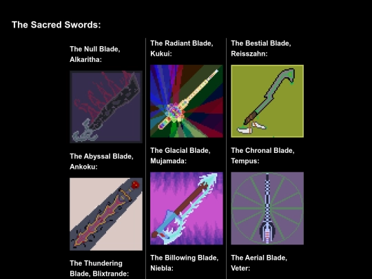 SacredSwords screenshot