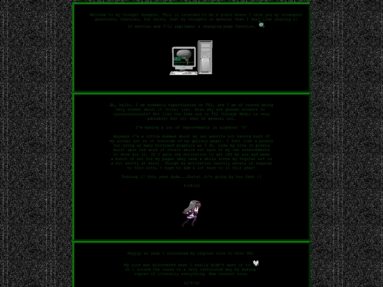 pages/thoughts screenshot