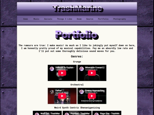 portfolio screenshot