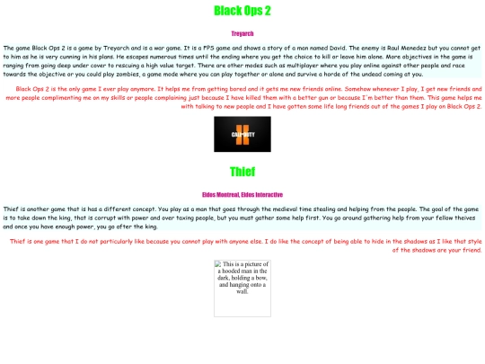 cssclassminiproject screenshot