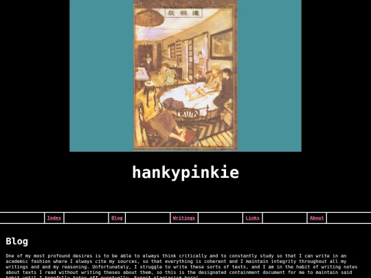 blog screenshot