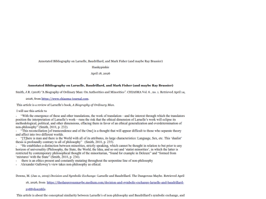 writings/Notes on Francois Laruelle screenshot