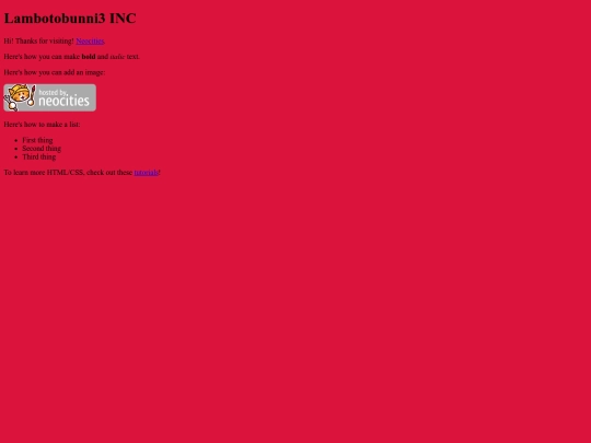 index screenshot
