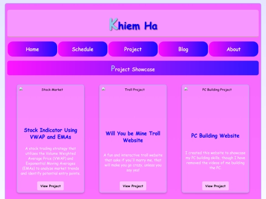 Project1 screenshot