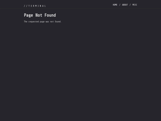 not_found screenshot